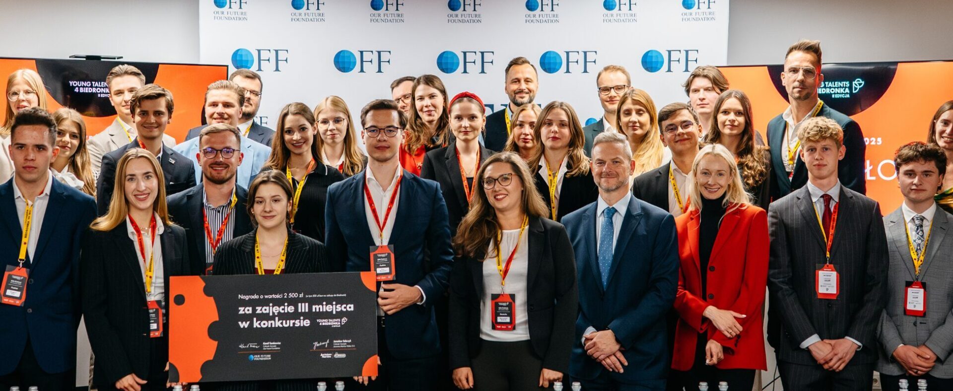 Удзельнікі фінальнага гала-канцэрта конкурсу Young Talents 4 Biedronka 2025.